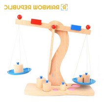 유치원 수학원목교구 무게추 양팔원반저울 문화센터 어린이교구 아이교구