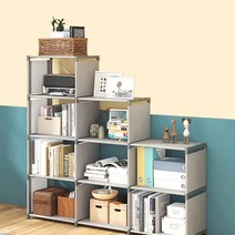 조립수납장 4단수납장 바구니수납장 다용도실수납장, 그레이 3열 9칸