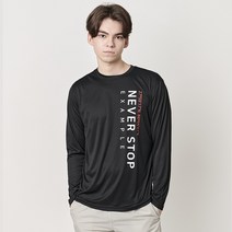이그잼플 남성 아이스 쿨 긴팔티 빅사이즈 기능성 네버스탑 남자 긴팔 티셔츠