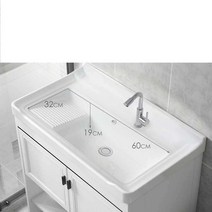 세면대 하부장 카운터 미니 세면대 개수대 탑볼 욕실, 수도꼭지 o 전면 거울장