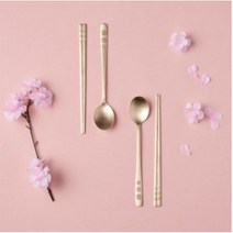 오부자 방짜유기 완 2인수저세트, 10세트, 숟가락 2p + 젓가락 2p