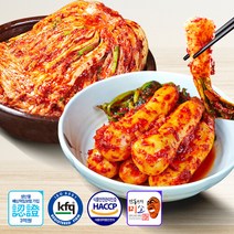 브랜드없음 안동학가산 모든재료 국내산 별미김치세트 (안동포기 4kg+봉화 총각5kg) / 아이스박스포장, 단품없음