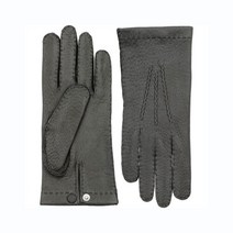 헤스트라 맨즈 페커리 언라인드 팜 버튼 그레이 20030 350 남자 가죽 장갑 377959