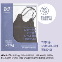 블루본 KF94 새부리형 컬러 마스크 클래식 특대형 50매, 클래식 KF94 특대형 50매, 키위 그린, 상세페이지 참조2