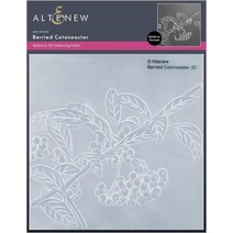공예 키트 diy Altenew-스크랩북용 3D 엠보싱 폴더 Diy 종이 정크 저널-페이지 2, [02] berried cotoneaster