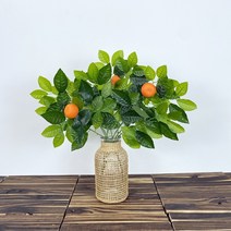 엔드텔러 유주나무 낑깡 금귤 레몬 나무 조화, 혼합색상, 1개