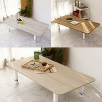 허니센스 손님상 6인용 밥상 접이식 원목 교자상 제사상 4인상 1200x600, (원목) 1200X600, 4단 높이조절형 _ 메이플