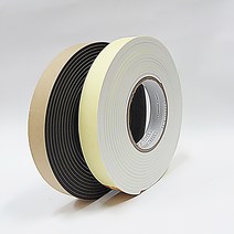 EVA 스폰지 단면 테이프 흰색 검은색 1T 2T 3T 5T 폭 7mm 부터 200mm 까지, 검정색, (1t), 폭8mm