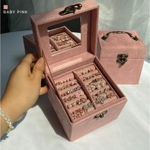 쥬얼리 반지 3단 액세사리 미니 보관함