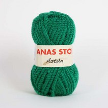 [앵콜스단독] 오스턴 Astun 80g 보풀적은 겨울실 목도리 모자 뜨개실, 17 그린(낱볼)
