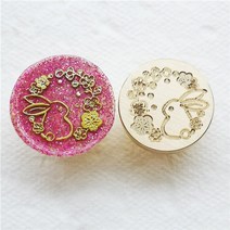 빈티지 실링왁스 스탬프 사랑스러운 동물 새 토끼 고래 곰 꿀벌 레트로 씰도장, 머리