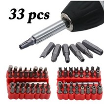 33PCS 특수 스크류 드라이버 드릴 비트 도구 세트, 드라이버키트A type
