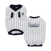 스포티 K9 MLB 뉴욕 양키스 야구견 저지 화이트/네이비