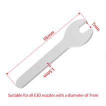 Keepang E3d V6 노즐 미니 스패너 M2 M2.5 M3 M4 나사 너트 육각 크로스 렌치 슬리브 소켓 유지 보수 모델 자동차 휠 도구, 유형 C, 2Pcs 렌치