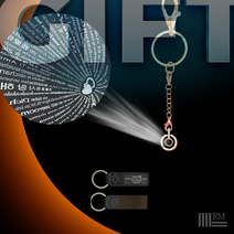 커플템 PREMIUM 키링 2개 925스털링실버 100가지 언어로 사랑해 목걸이 Round 키홀더 + 가죽 키체인 COFFEE 선물포장 보증서