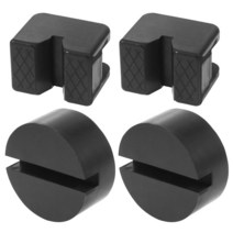 잭서포트 X Autohaux 4pc 범용 자동차 잭 패드 슬롯 형 퍽 지원 프레임 고무 사각형 리프트 스탠드, [03] 4pcs 2 Types