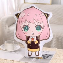 스파이패밀리 SPY×FAMILY 스파패 베개 인형 쿠션 아냐 포저 요르 로이드, A (35-40cm)