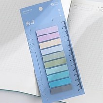 종이 메모 문구 투명 스티커 메모 패드 책 자기 접착 책갈피 편지지 탭 학교 액세서리, 01 02