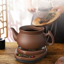 홍삼다리기 한의원 중탕기 탕약기 건강 보약 포트, 5.5L 포트 F(ZS) + 레드 베이스