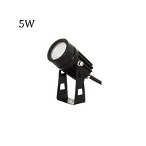 1W 야외 정원 조경 220V LED 잔디 램프 COB 방수 Led 투광기, 04 5W_19 3000K DC12V Spike
