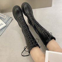 통굽롱부츠 여성 무릎을 넘지 않다 봄가을 싱글 어텀 무드 차오쿠 슬림핏 핫걸 고통 라이더 2588406612