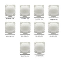 식물재배기 식물조명기 식물조명등 식물 뿌리 볼 장비 5cm 8cm 12cm 정원 묘목용 고압 번식 사육 케이스, 12 white S 10pcs