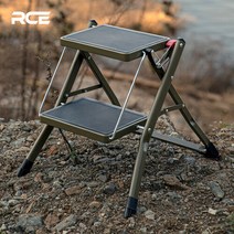 로티캠프 RCE 접이식 2단 사다리 캠핑 기어 에디션 선반 쉘프 워터저그 받침대 쿨러 스탠드, 선택완료