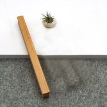 20 가지 스타일 경량 나무 캐비닛 손잡이 나사 호두나무 오크 너도밤나무 wood 찬장 옷장 서랍 문 당김, 3_Length 300mm