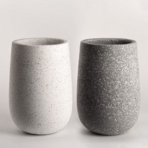 물방울 테라조 화분 시멘트 대리석 인테리어화분 분갈이 / 대형, 단품