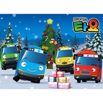 꼬마버스 타요 크리스마스 이브 - 100PCS 직소퍼즐, 단품-100PCS