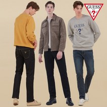 1.게스 22FW 시그니처로고 슬림스트레이트핏 데님 남성