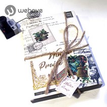 WEHAVE 성탄절 크리스마스 일러스트 그림엽서 트리 장식 인테리어엽서, 1세트, 크리스마스 인테리어 그림 엽서 J (30장 1세트)
