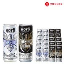 에너지음료세트 롯데칠성 핫식스 더킹355ml{포스10개+제로10개}, 1세트, 355ml