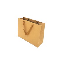 무지 크라프트 종이 선물백 가로형 중, 2개