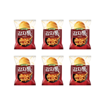오리온 마켓오 감자톡 매콤달콤맛 136gx6, 단품