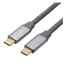 텐교 USB 3.1 gen2 C to C타입 고속 충전케이블 1.2m, GRAY, 1개