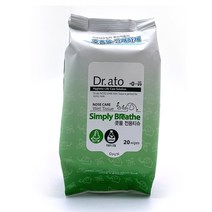 닥터아토 아기 콧물전용 심플리 브리드 물티슈 20매