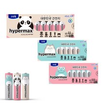 크린랩 하이퍼맥스 알카라인 AAA/AA건전지 60알 랜덤, AA 40알+AAA 20알-랜덤, 구성품:AA 40알 + AAA 20알-랜덤
