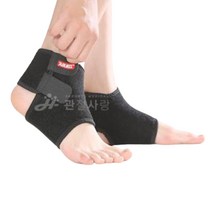 라텍스원단 어린이용 발목보호대 아버지 스포츠활동 어르신 재활보호대 PT, 블루 M