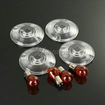 클리어스모크 턴 시그널 렌즈 할리 데이비슨 투어 글라이드할리 일렉트라 글라이드로드 킹 1986-2015, 01 WHITE