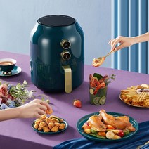 미니튀김기 가정용 소형 캠핑용 3.6L 미니 전기 에어 프라이어 멀티 냄비 가정용 주방 오일 음식 오븐 기계, 01 220V_01 미국