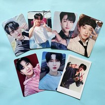 7 개/대 Kpop 스트레이 키즈 새 앨범 최대 사진 카드 컬렉션 엽서 HD 인쇄 LOMO 팬 편지지, OSS26800KP8-7PCS