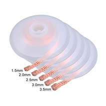 1.5mm 2mm 2.5mm 3mm 3.5mm 너비 1.5m 길이 디 솔더링 브레이드 용접 솔더 리무버 윅 와이어 리드 코드 플럭스 bga 수리 도구, 2mmx3m