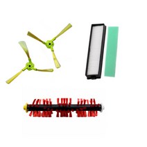 메인 브러시 사이드 브러시 Hepa 필터 LG HOM BOT VR6260LVM VR6462LVM VSR8600RR VSR6600OB 로봇 진공 청소기 액세서리|Vacuum Cl, 단일, 1개, 다크 카키
