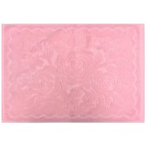 센코 쓰리 로즈 목욕 매트 타월 매트 약 45 × 65cm 핑크 타월 땅 코튼 코튼 간단 세탁 83687