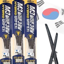 뉴엑센트 3중날 실리콘발수코팅와이퍼 하이브리드와이퍼, RB 2010~2019