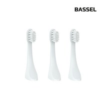 바셀 컴팩트 휴대용 음파전동칫솔 3IN1 헤드 브러쉬 화이트, 단품, 단품