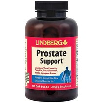 LINDBERG 린드버그 쏘팔메토 펌킨 호박씨 베타 시토스테롤 라이코펜, 180 Capsules