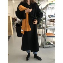 뷰 소매 울롱 코트
