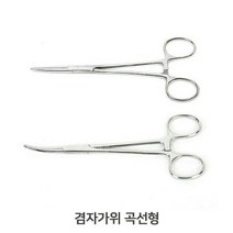 반려동물 귀털 다듬기 귀청소 겸자가위 곡선형 1개, 벤타샵상품선택